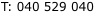 T: 040 529 040 